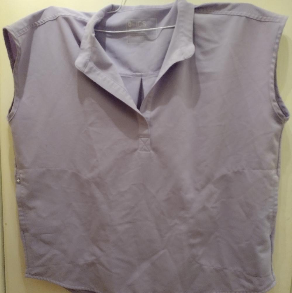 Figs large lavender dew Rafaela oversized top